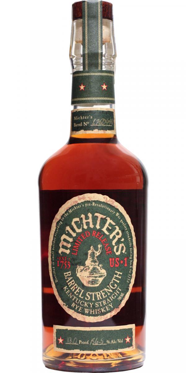 Michter's US*1 Barrel Strength Rye Limited Release