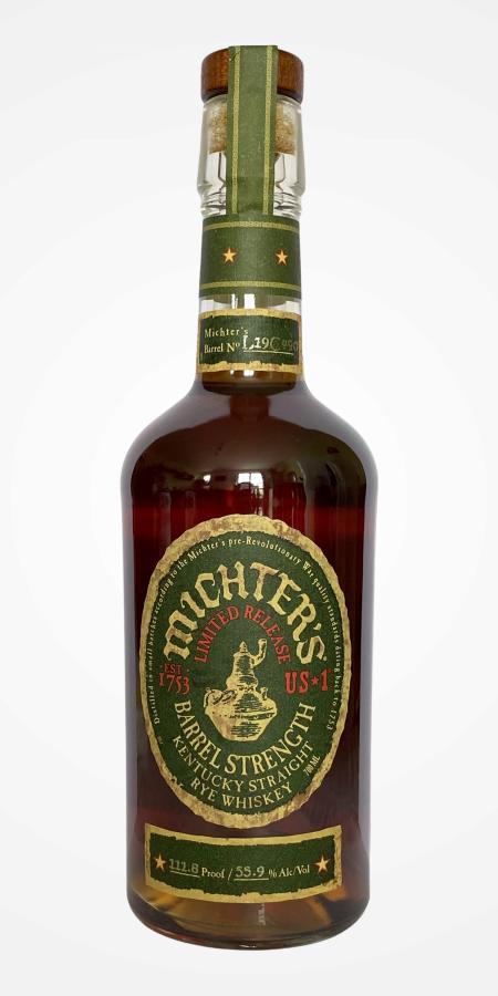 Michter's US*1 Barrel Strength Rye
