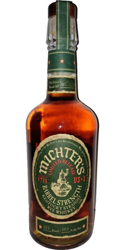 Michter's US*1 Barrel Strength Rye Limited Release