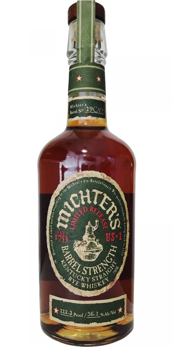 Michter's US*1 Barrel Strength Rye Limited Release