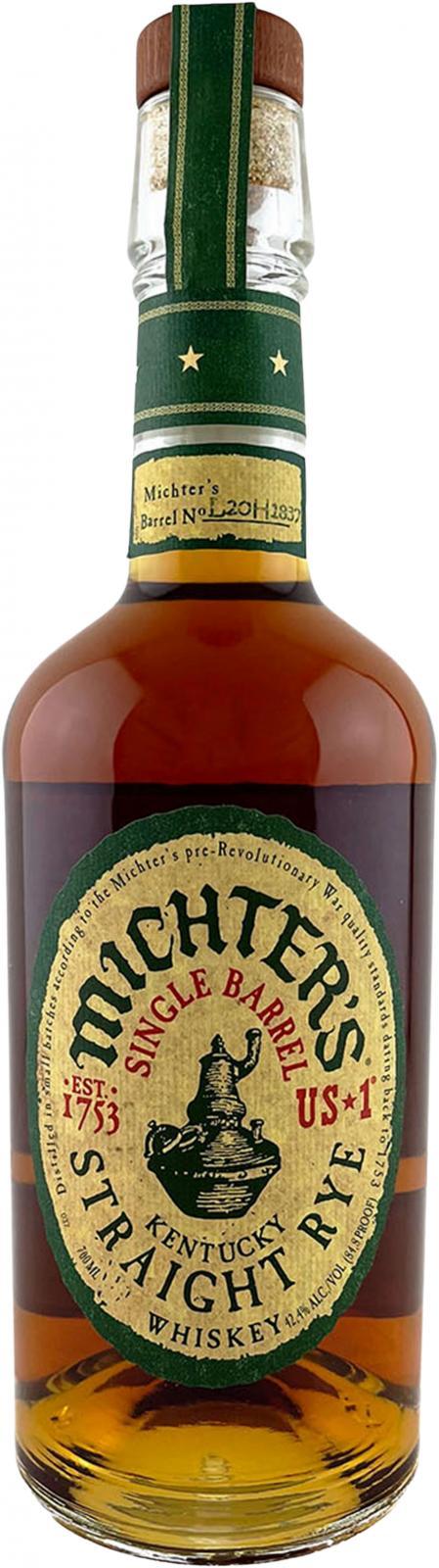 Michter's US*1 Single Barrel Straight Rye
