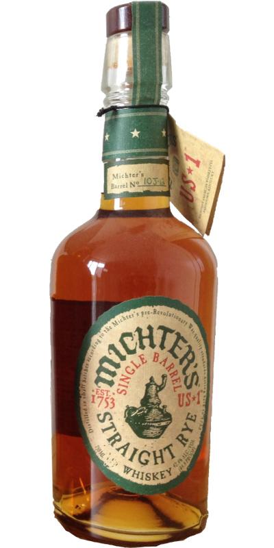 Michter's US*1 Single Barrel Straight Rye