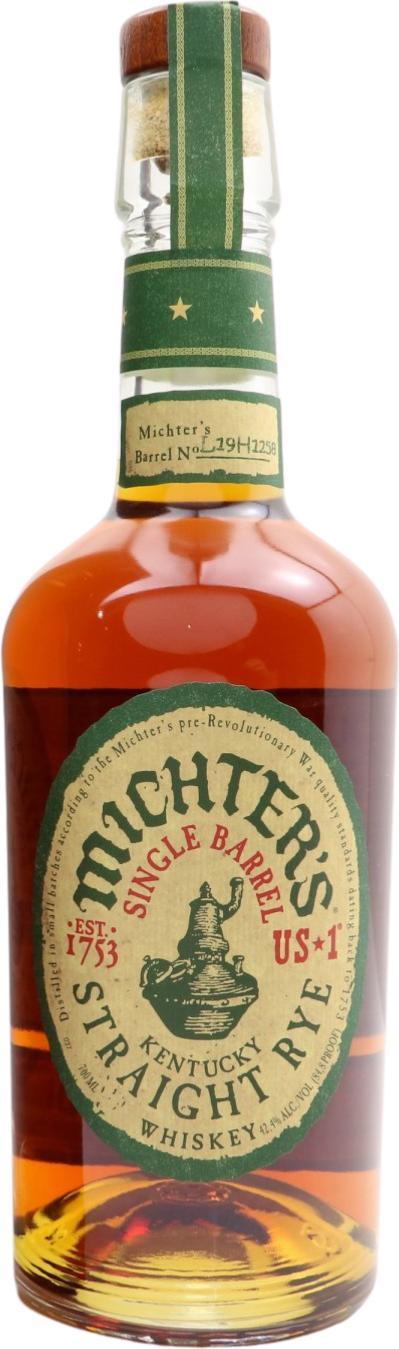 Michter's US*1 Single Barrel Straight Rye