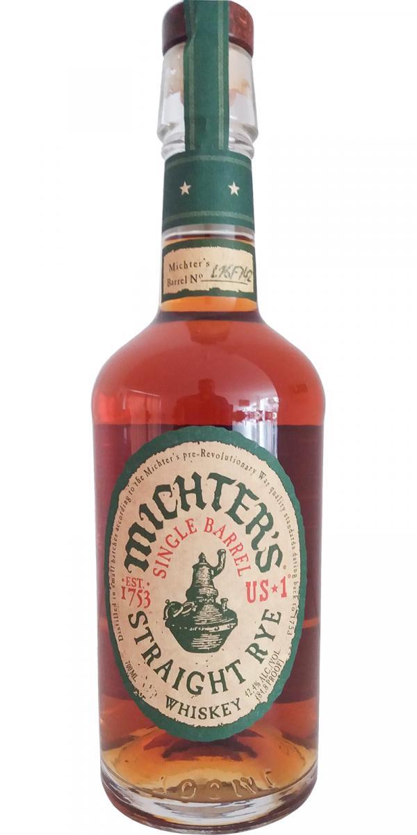 Michter's US*1 Single Barrel Straight Rye