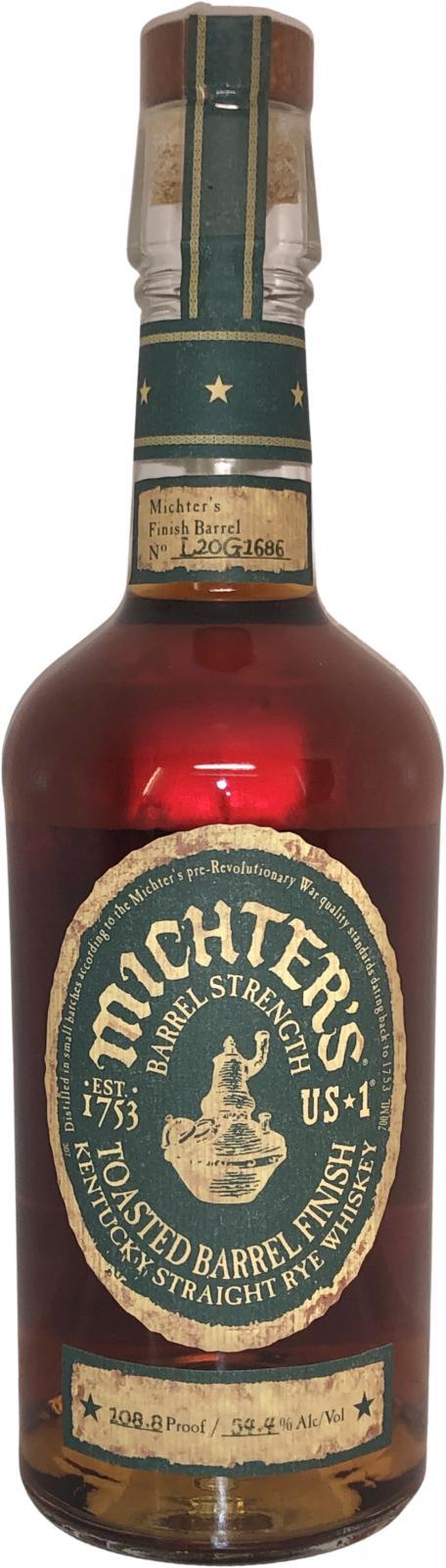 Michter's US*1 Toasted Barrel Finish Rye