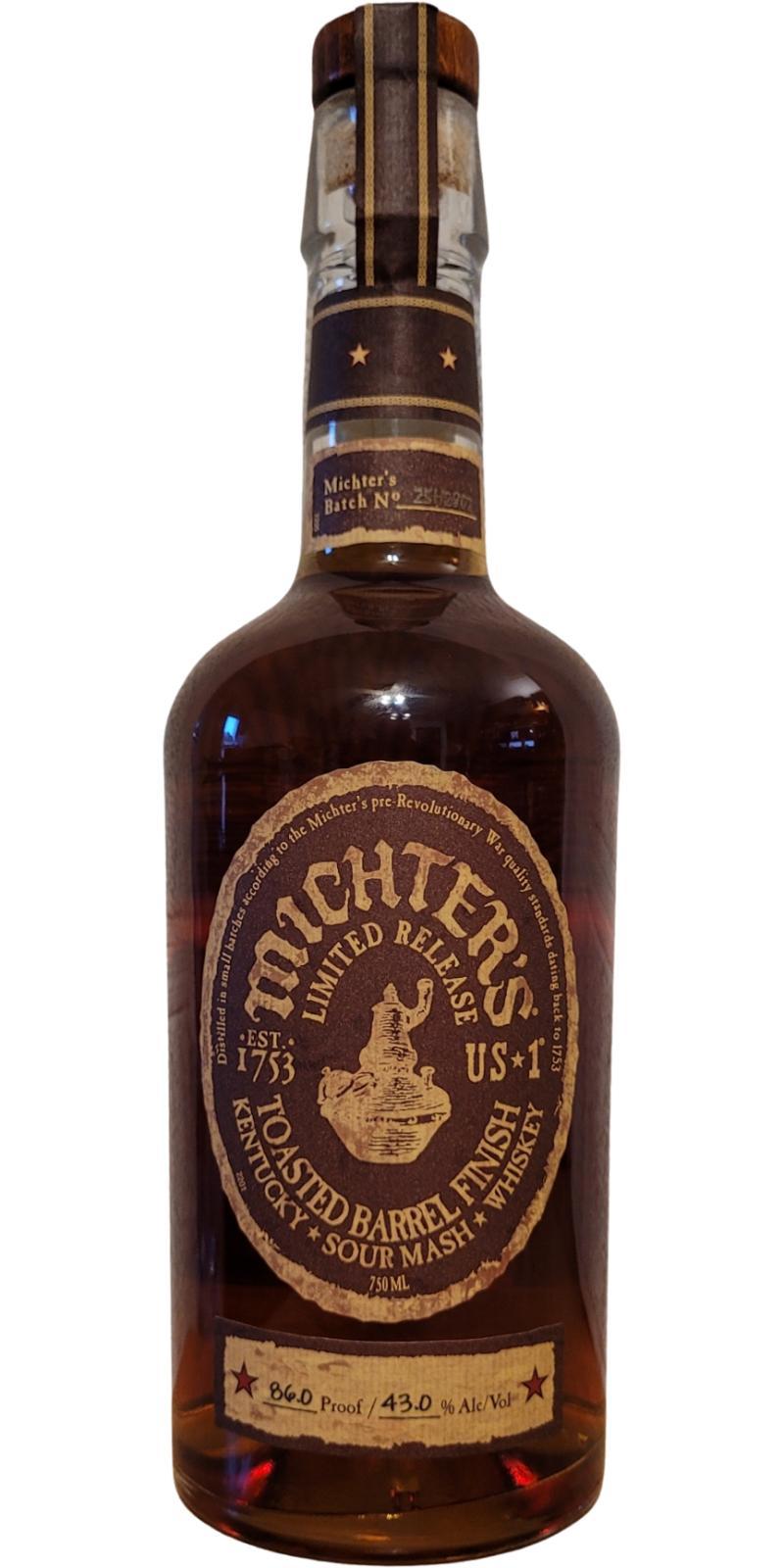 Michter's US*1 Toasted Barrel Finish Sour Mash Toasted Barrel Finish