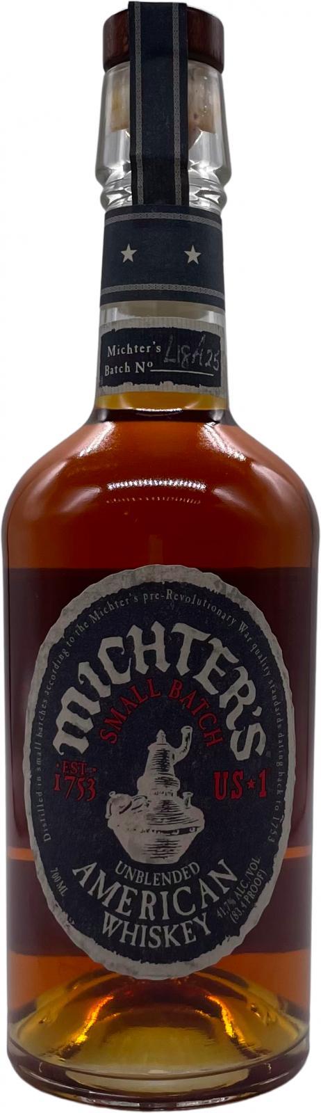 Michter's US*1 Unblended American Whiskey
