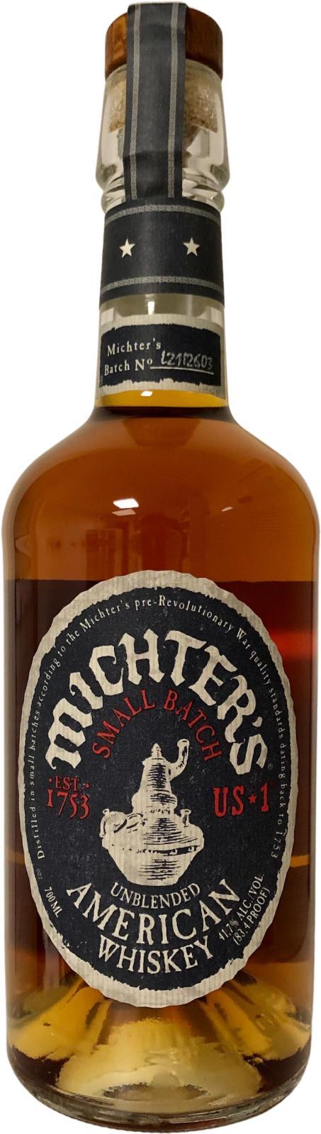 Michter's US*1 Unblended American Whiskey Small Batch