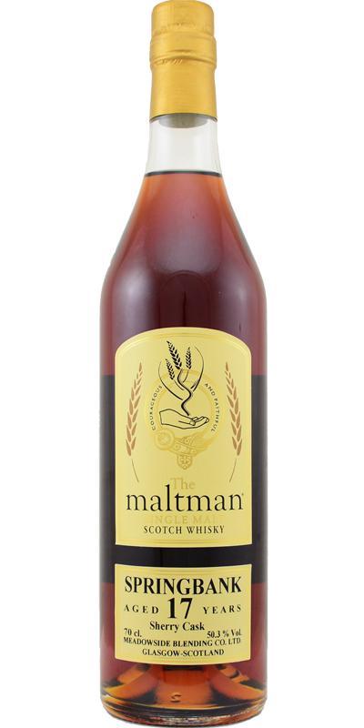 Springbank 1995 MBl The Maltman