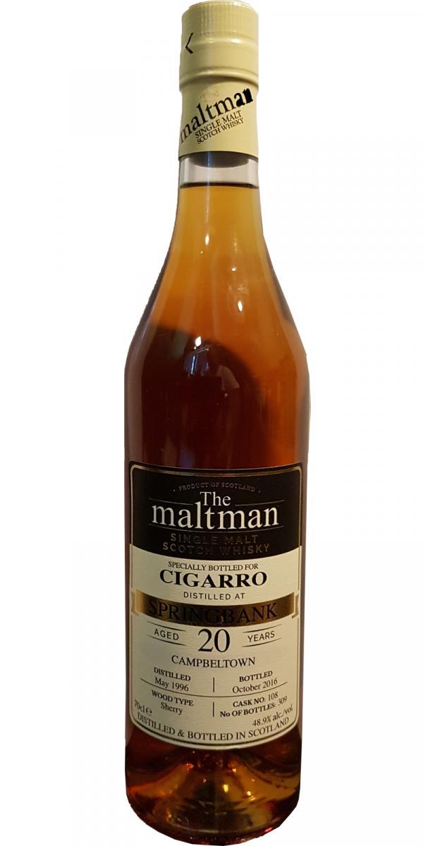 Springbank 1996 MBl The Maltman