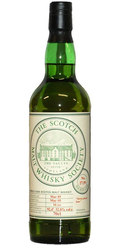 Springbank 1989 SMWS 27.59 Honey glazed ham
