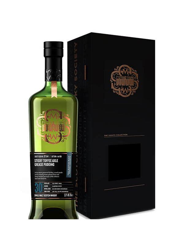 Springbank 1993 SMWS 27.114 It'll be alright on the night/Sticky Toffee Axle Grease Pudding
