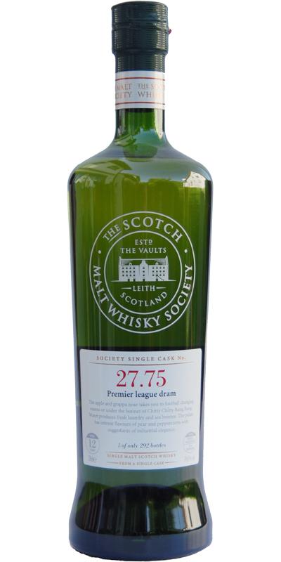 Springbank 1996 SMWS 27.75 Premier league dram