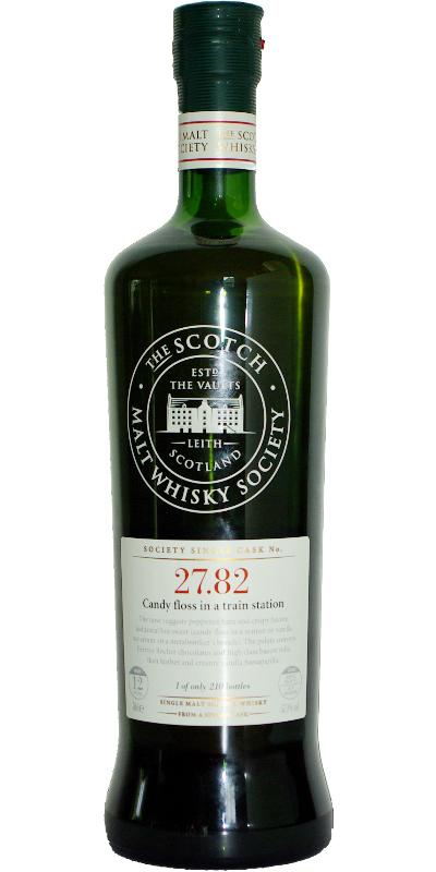 Springbank 1997 SMWS 27.82 Candy floss in a train station