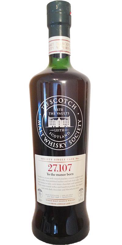 Springbank 1998 SMWS 27.107 To the manor born