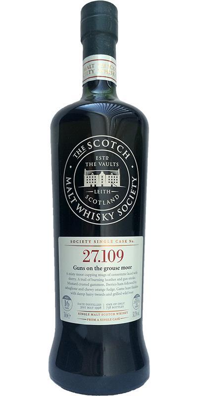 Springbank 1998 SMWS 27.109 Guns on the grouse moor