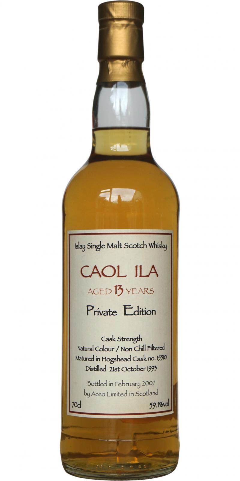 Caol Ila 1993 AcL Private Edition