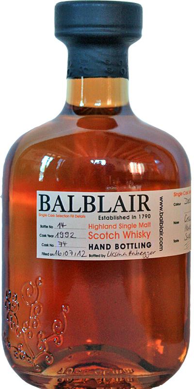 Balblair 1992 Hand Bottling