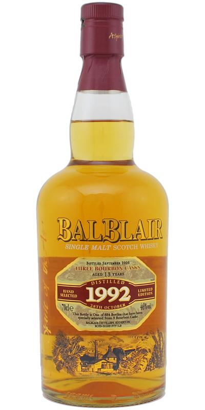 Balblair 1992 La Maison du Whisky