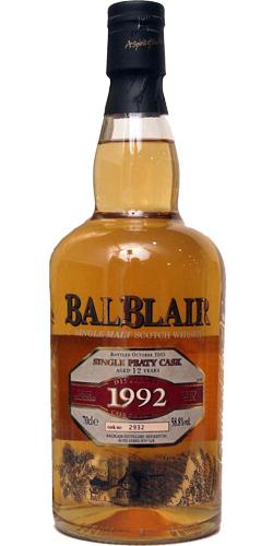 Balblair 1992 Single Peaty Cask