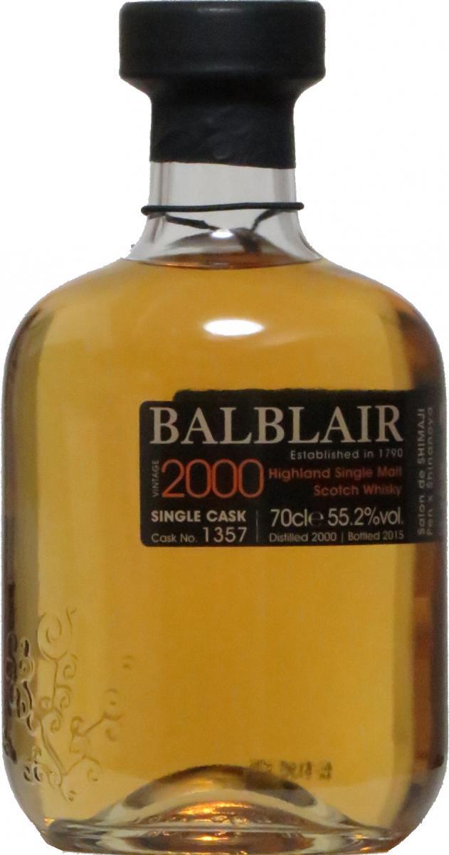 Balblair 2000 Single Cask