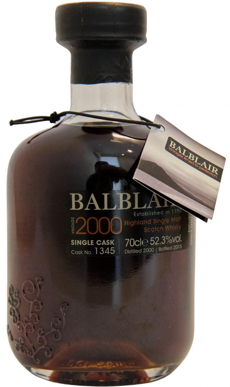 Balblair 2000 Single Cask