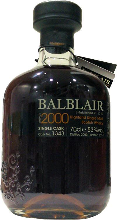 Balblair 2000 Single Cask