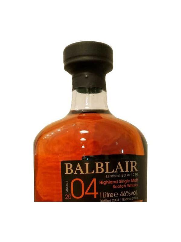 Balblair 2004 1st Release - Sherry Matured