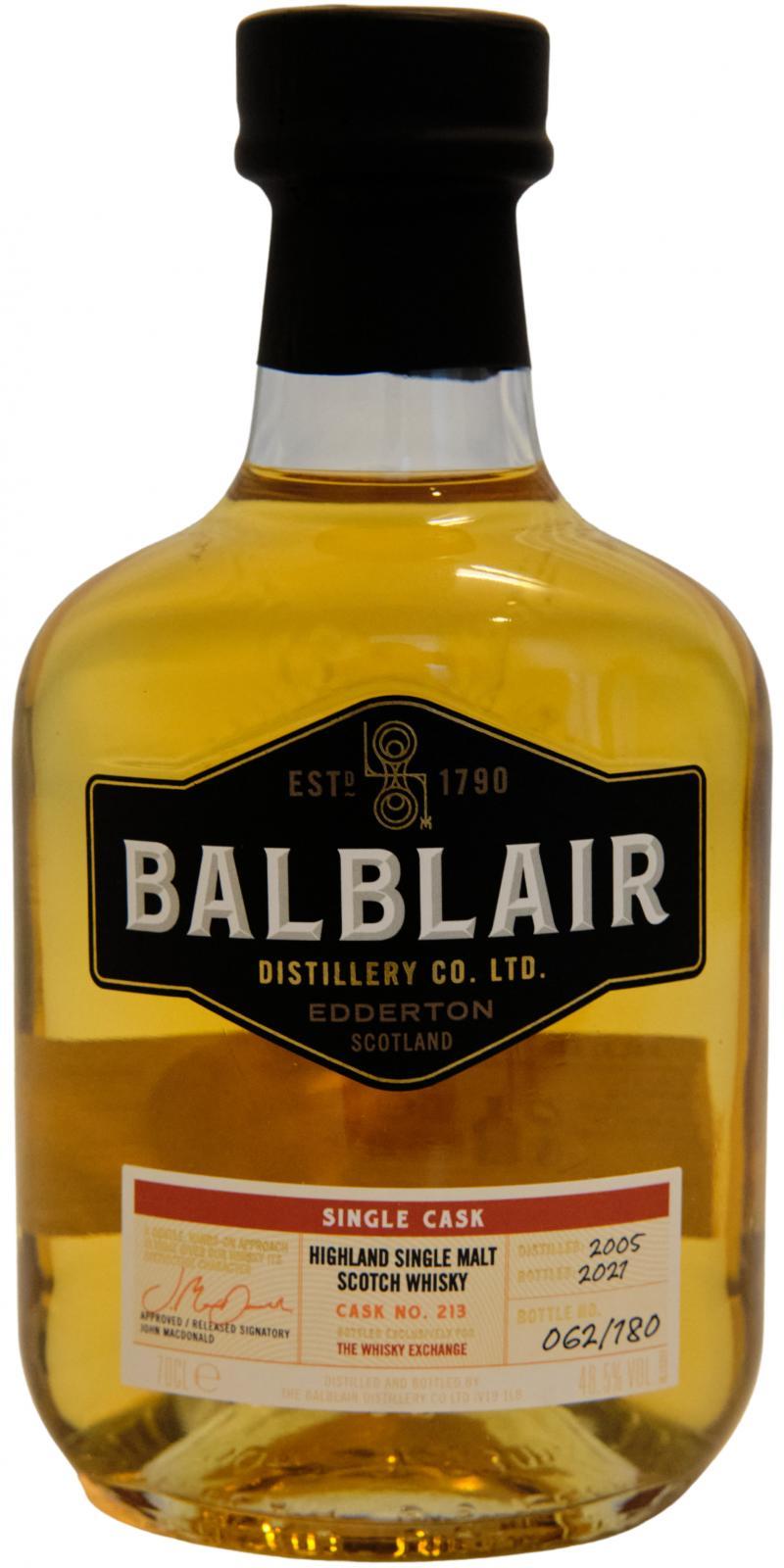 Balblair 2005 Single Cask