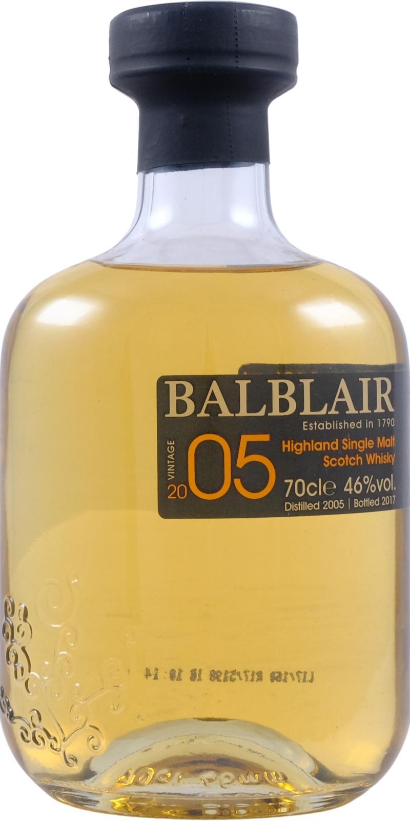 Balblair 2005 1st Release