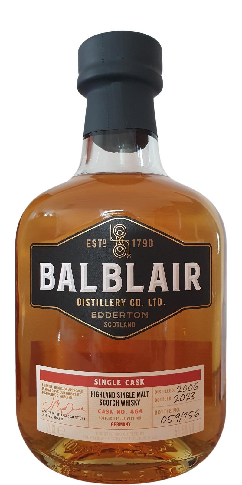Balblair 2006 Single Cask