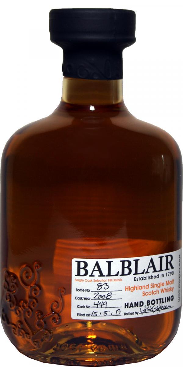 Balblair 2008 Hand Bottling