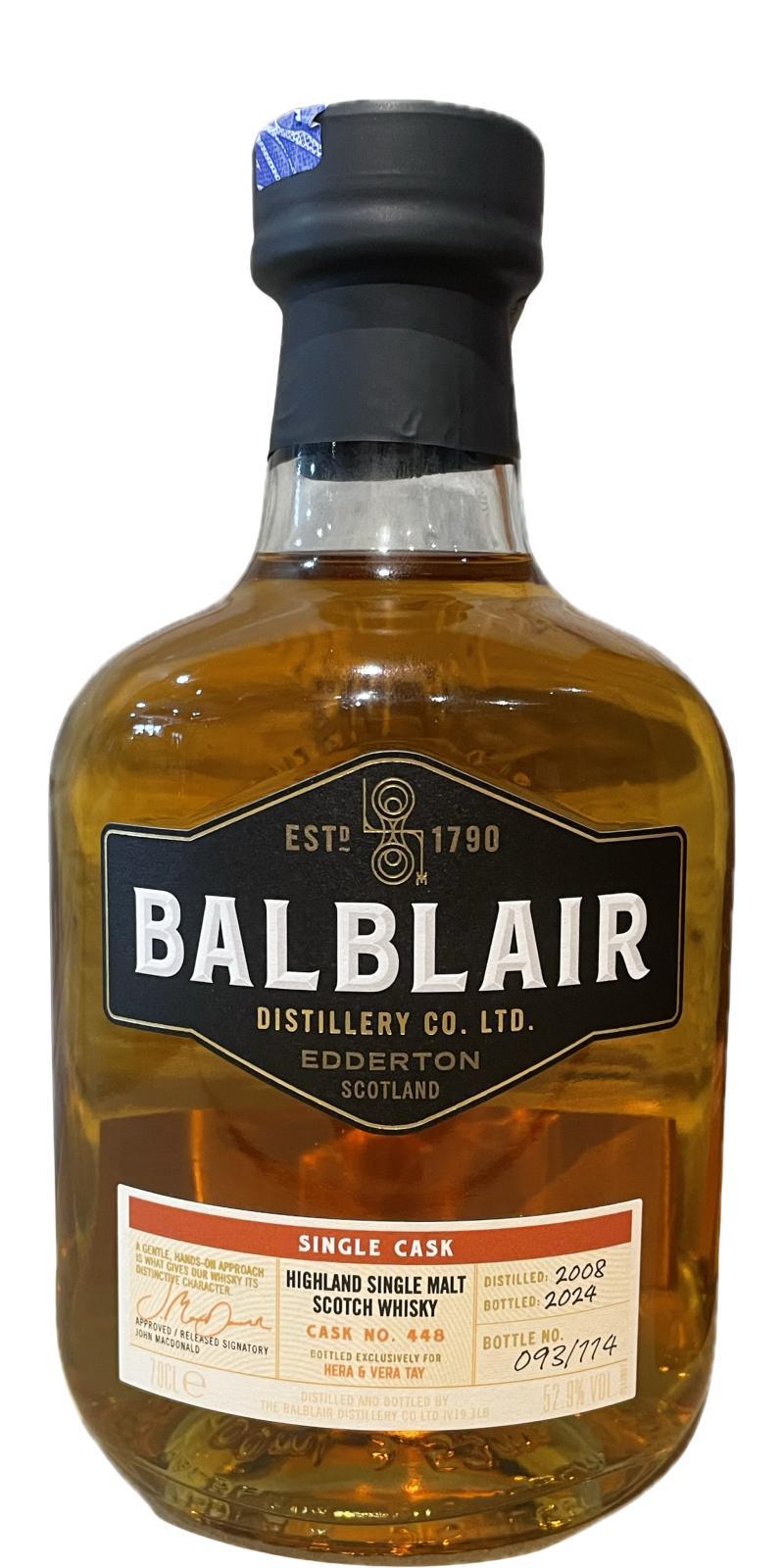 Balblair 2008 Single Cask