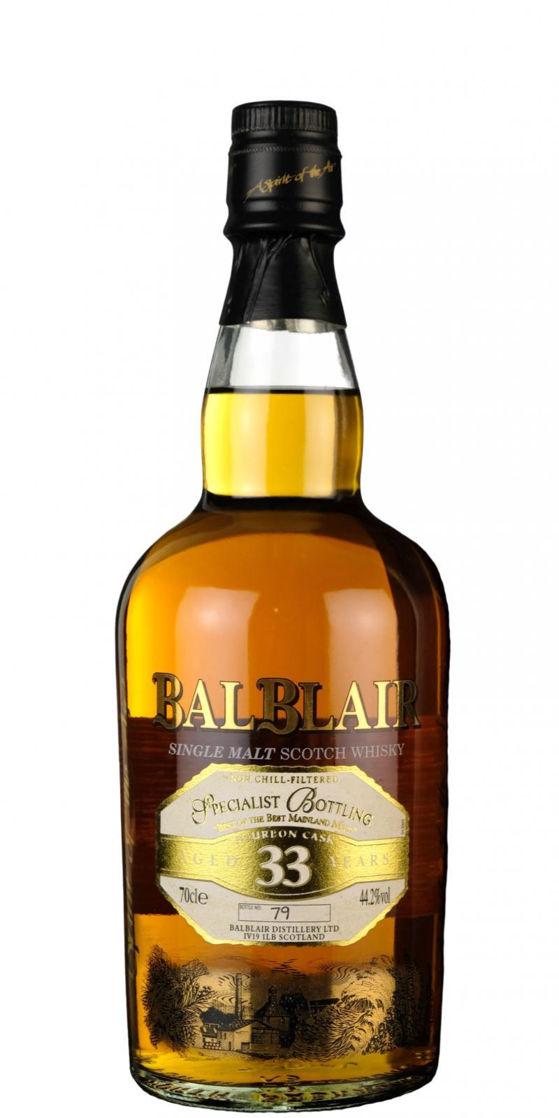 Balblair 33-year-old Specialist Bottling