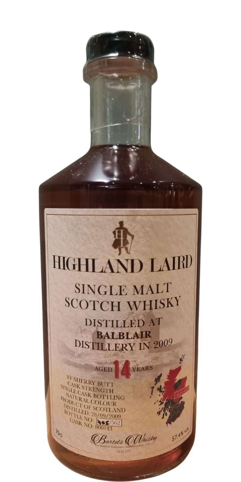 Balblair 2009 BRI Highland Laird