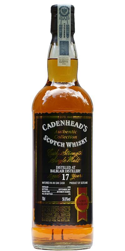 Balblair 1990 CA Authentic Collection