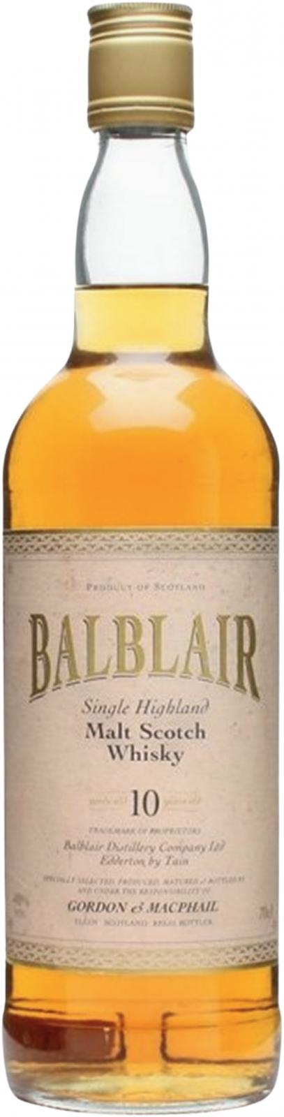Balblair 10-year-old GM Licensed Bottling - Screw cap