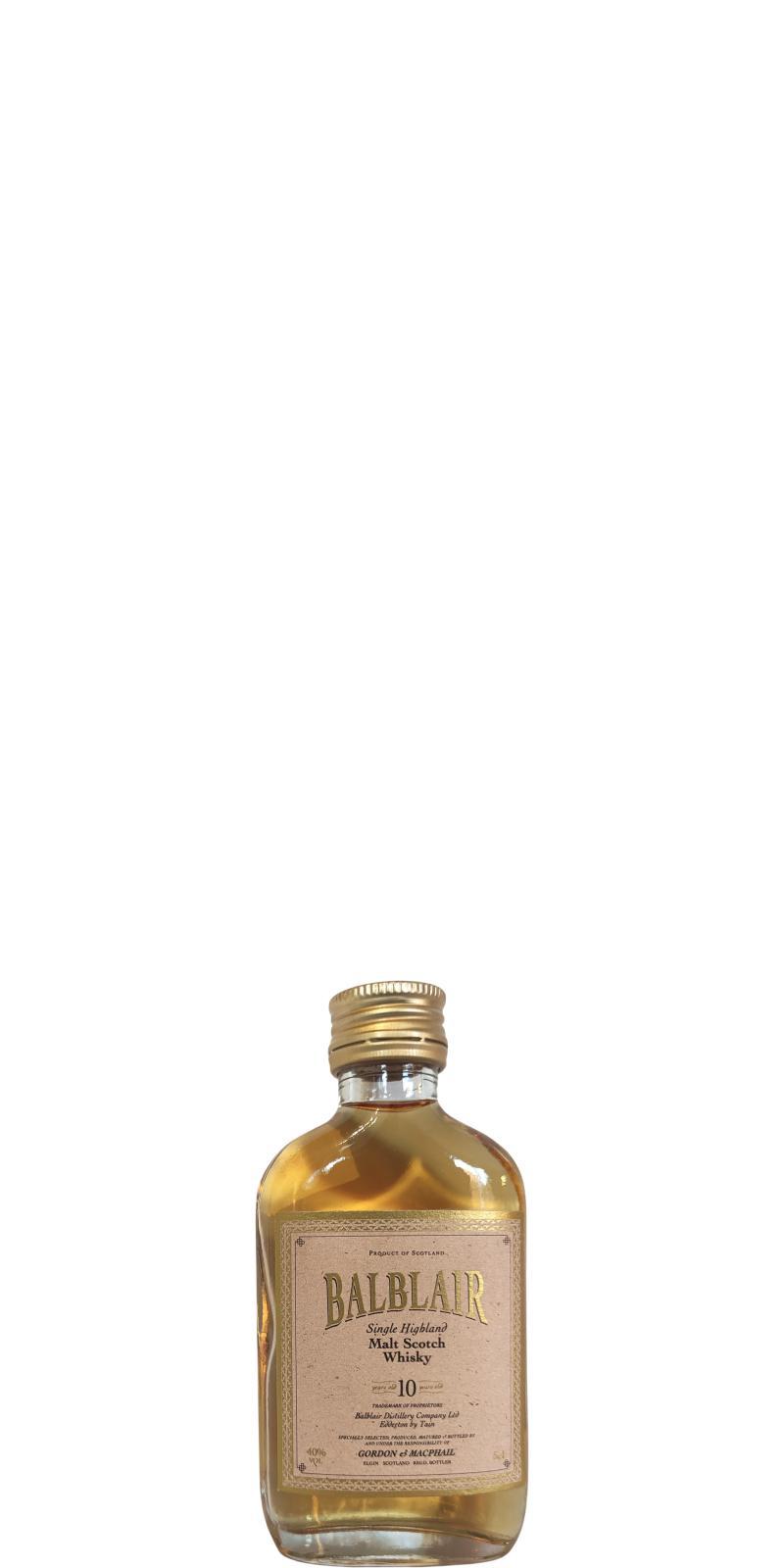 Balblair 10-year-old GM Miniature