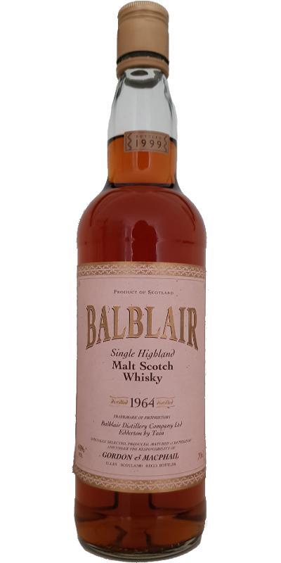 Balblair 1964 GM Rare Vintage