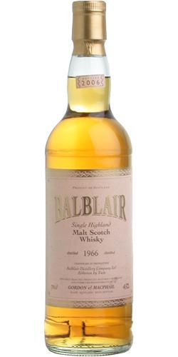Balblair 1966 GM Rare Vintage