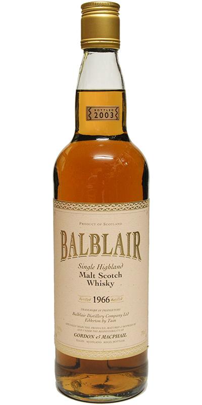 Balblair 1966 GM Rare Vintage