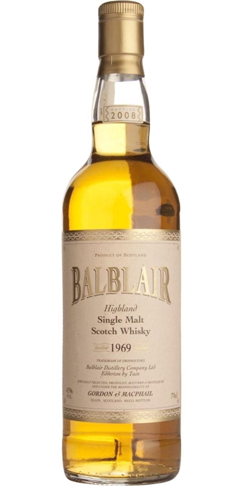 Balblair 1969 GM Rare Vintage