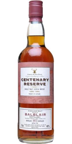 Balblair 1973 GM Centenary Reserve