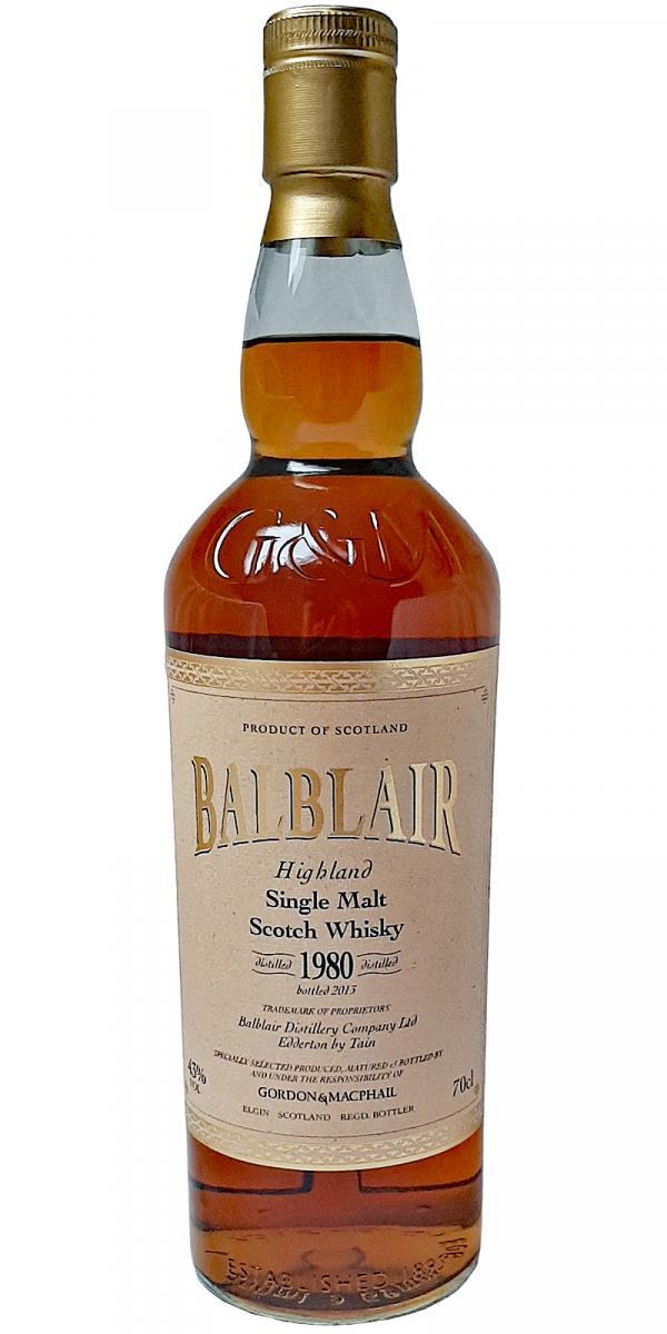 Balblair 1980 GM Rare Vintage
