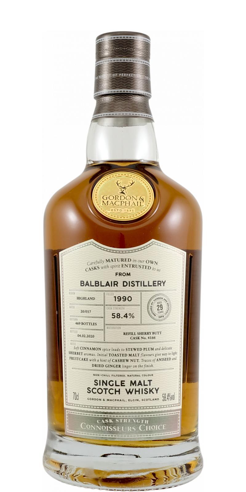 Balblair 1990 GM Connoisseurs Choice - Cask Strength
