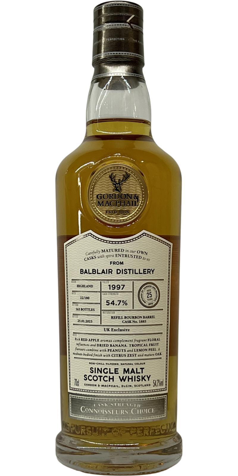 Balblair 1997 GM Connoisseurs Choice - Cask Strength