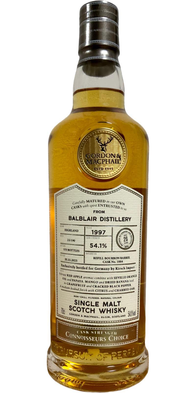 Balblair 1997 GM Connoisseurs Choice - Cask Strength