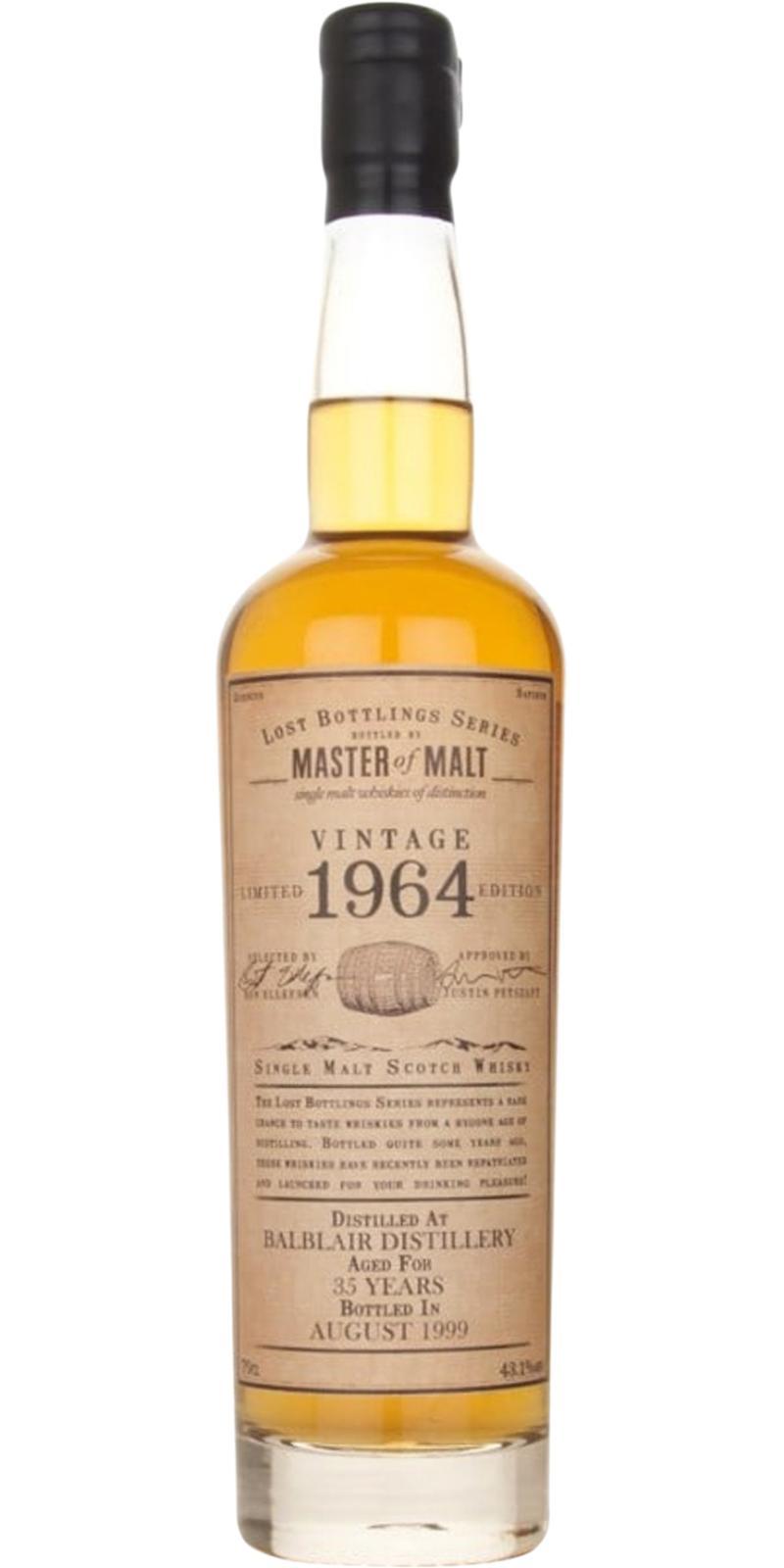 Balblair 1964 MoM Lost Bottlings Series