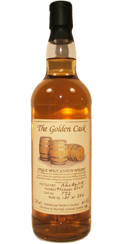Balblair 1990 HMcD The Golden Cask