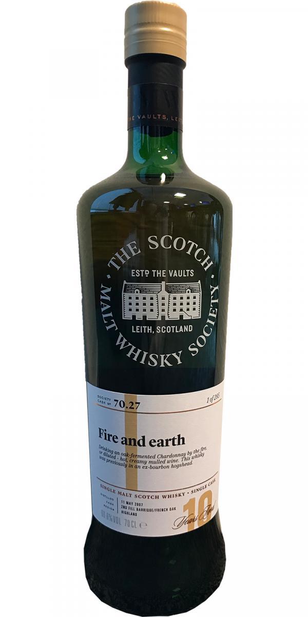 Balblair 2007 SMWS 70.27 Fire and earth
